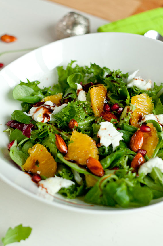 Orangen-Mozarella-Salat von Jamie Oliver